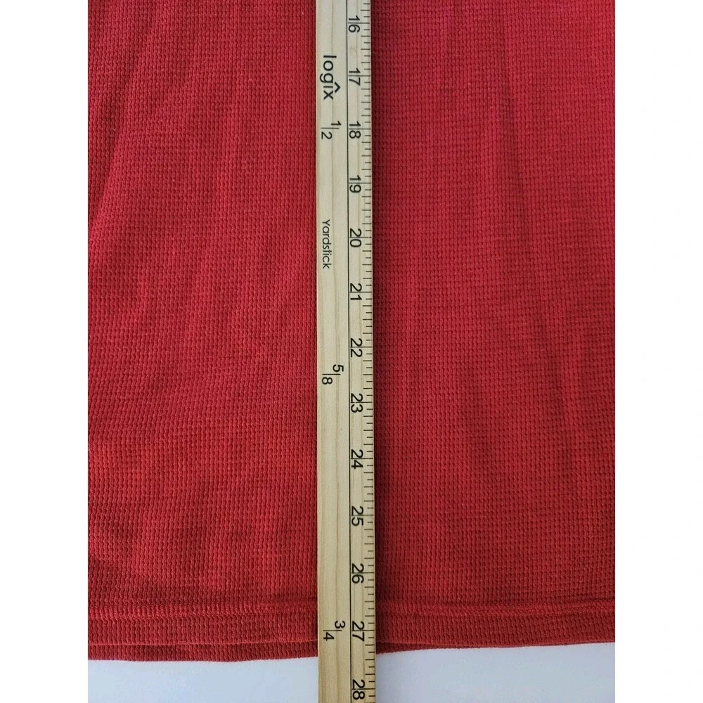 Polo Ralph Lauren Men's Long Sleeve Crew Neck Sleepwear Shirt Red Medium